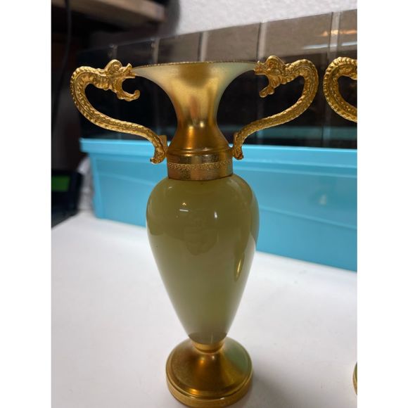 Onyx of Pakistan Vases Made in Italy - Picture 2 of 6